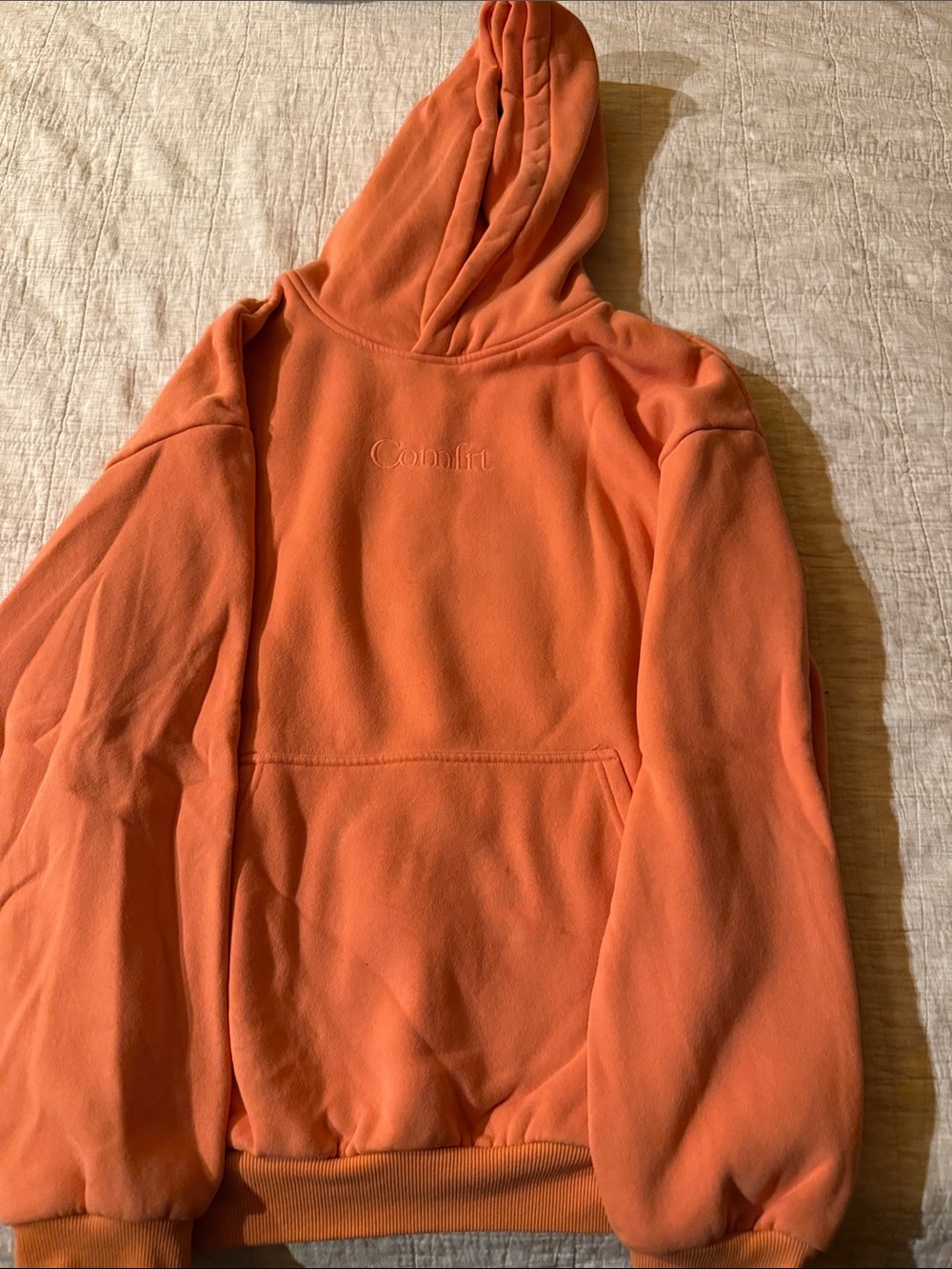 Orange comfrt Hoodie